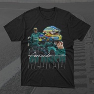 2025 Fernando fashion Alonso Formula 1 Racing Graphic T-shirt, F1 Racing Shirt, Motorsport Clothing 
