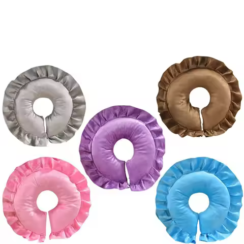 Zipper Removable Facial Massage Sleeping Pillow for Beauty Salon Massage Tool Flower Shape Bed Pillo