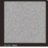 Granit Lantai 60x60 Arna arcadia grey terazzo matt kw 1