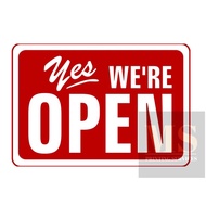 Open Closed Signage (Laminated A4 SIze) Laminate Film Laminating Sheet A4 Laminate Sheet