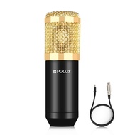 Good feedback PULUZ Condenser Microphone Studio Broadcast Professional Singing Microphone (Gold)