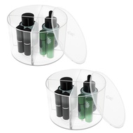 2Pcs Drinks Packet Organizer 360° Turntable Water Flavor Packet Organizer for Counter Top SHOPCYC220