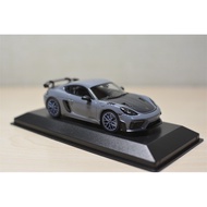 Mini Cut Minichamps 1: 43 Porsche Porsche 718 (982) GT4 RS Gray Blue, Original Factory Packaging.