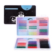 1 Set Individual Lashes Kits Colorful Lash Extension Kits Lashes Clusters Kits