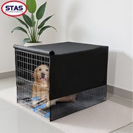 [STAS] Breathable Dog Crate Cover 4 Sides Mesh Ventilation Kennel Cover for Dog Crate