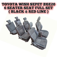 🇯🇵🇯🇵 6 Seater Car Seat / Kusyen Kereta Toyota Wish Sepet ZGE20 09-17 6 Seater Car Seat / Kusyen Kere
