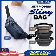 🇲🇾 DESINCE Men Shoulder Bag Sling Bag Man Waist Bag Multipurpose Multi Compartment Bag Lelaki MB 006