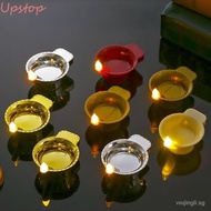 【In stock】UPSTOP 12Pcs Candle Lamp, Electric Diwali Diya LED Light, Fake Candle Glowing Decor Floating on Water Water Sensor Candles Deepavali Festival Decoration YHX8