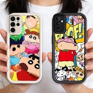 HP O-11 Crayon Shinchan Casing Siliconehp for Samsung S21 M15 A54 A17 S24 S25 FE A26 A55 Ultra 5G