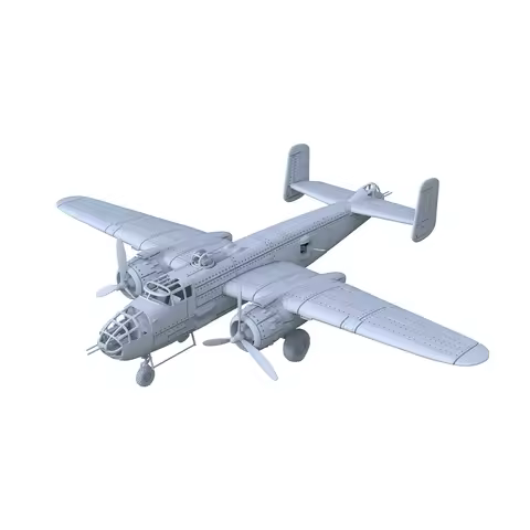 Yao's Studio LYR221 1/100 1/144 1/200 1/350 1/700 1/1250 Military Model Kit U.S Navy B-25J-1 Mitchel