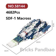 ✨SDF-1 Macross Spaceship Building Blocks 4682 Pcs JIE STAR Space Bricks Toy Set Assembly Model