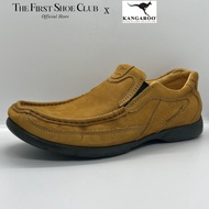 Kangaroo Men Premium Leather Casual Slip-On Low Cut Vintage Boot Shoes Kasut Lelaki Kulit Boot 9103