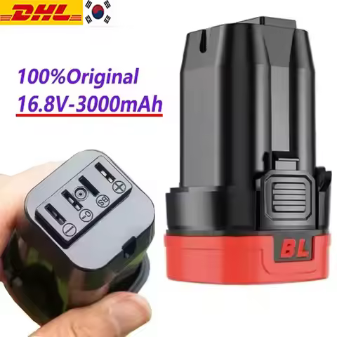16.8V/18V 3000mAh 100%New Battery for Dongke JAVN Battery, Brushless Small Steel Gun, Starter, Brush