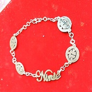 Doraemon name bracelet accessories