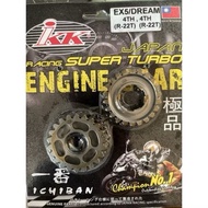 EX5 HP / EX5 DREAM HONDA IKK RACING GEAR 4 4TH SET (22T/22T) 4-22T/22T IKK
