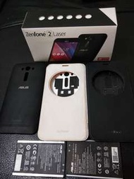 華碩Zenfone2Laser(皮套，電池）