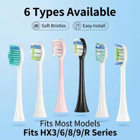 Replacement Toothbrush Heads Compatible with Philips Sonicare Electric Brush Head HX6511/9352/6730/3