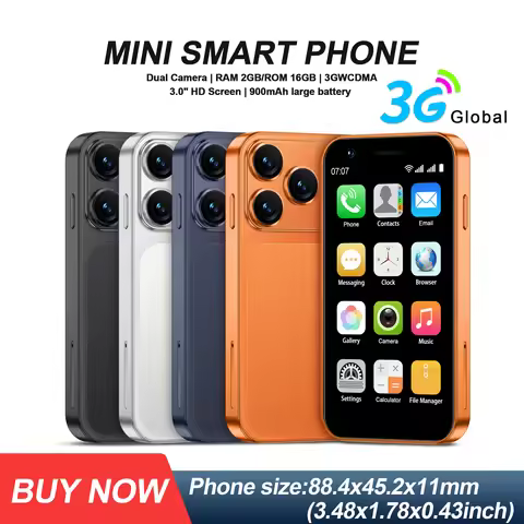 SERVO 18SE MINI Cute Smartphone 3.0" Display 3G WCDMA 2GB+16GB Android8.1 OS Play Store WiFi Face Un