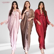 Madelva Kaftan Lebaran Invitation Dress Luxury Women Teenagers Satin Velvet Plain Lis Brocade Modern Silk Premium