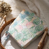 Cream Strawberry Fabric Book Cover A5 A6 Handmade Book Cover Adjustable Notebook Book Cover