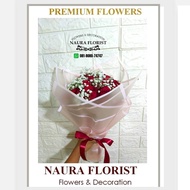 buket bunga /bucket mawar/hand bouquet/bunga mawar /bunga mawar 001