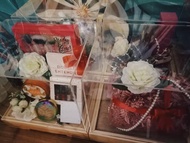 Sewa kotak seserahan Bekasi wooden box dan acrylic