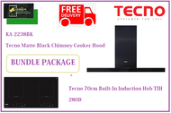 TECNO HOOD AND HOB BUNDLE PACKAGE FOR ( KA 2238BK &amp; TIH 280D) / FREE EXPRESS DELIVERY