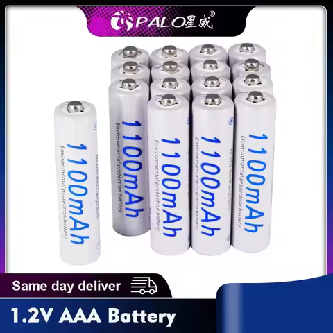 PALO 4-24 pcs AAA Rechargeable Battery AAA Battery 1.2V Ni-MH 3A Batteries 1100mAh nimh Battery flas