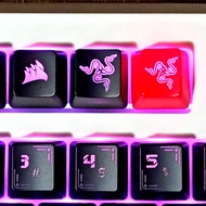 R RAZER Keycap corsair Translucent Mechanical Keyboard