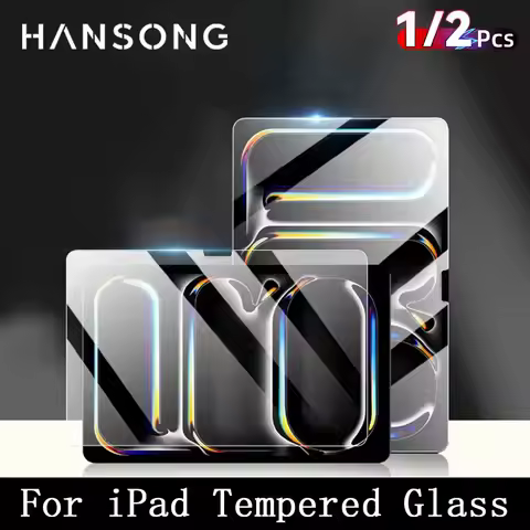 Tempered Glass Screen Protector For iPad Air 11 13 M2 Pro 11 13 M4 iPad Pro 11 12.9 10.2 7/8/9th 10t