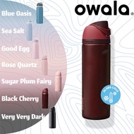 Tumbler FreeSipOwala 24oz 32oz 40oz Stainless Steel Cold Resistant 24 Hours Black Cherry