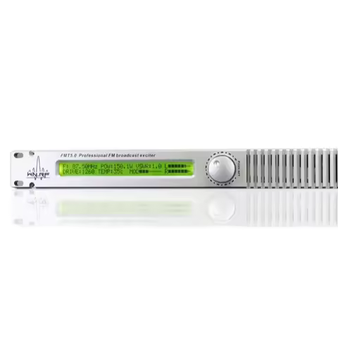 FMT5.0-150H 150W DIGITAL FM TRANSMITTER Audio signal Transmission Professional Stations 50-5mm 15 me