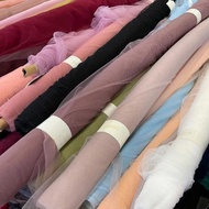 DEFA kain tile tulle polos halus jatuh kiloan murah per setengah kilo 0.5 kg