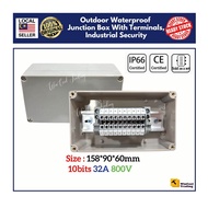 Waterproof PVC Box/PVC Junction Box With Terminal Block Box/PVC Enclosure Box/PVC Box/Terminal Box 1