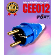 (READ DESCRIPTION) INDUSTRIAL PLUG 2 POLE 16AMP FORT