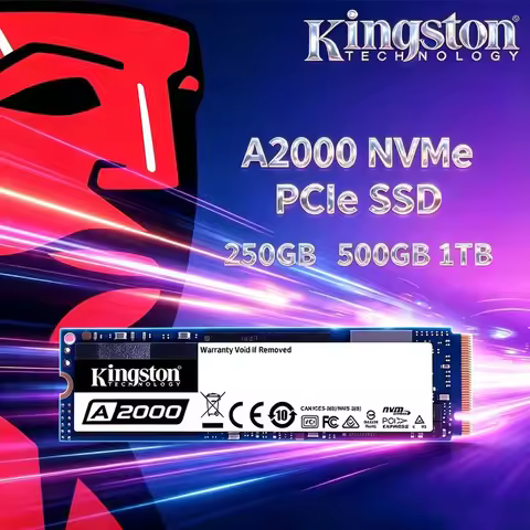Kingston SSD A2000 NVMe PCIe M.2 2280 250GB 500GB 1TB Internal Solid State Drive Hard Disk For PC No
