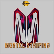 STIKER STRIPING LIS LES BODY RX SPESIAL 1996 1997