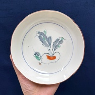 Arita brand deep Japanese ceramic plate