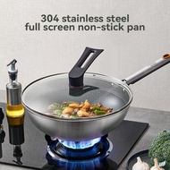 Ecowin Non Stick Pan Stainless Steel Wok Starlight Cookware Suitable Induction
