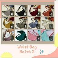 Waist Bag Impor / Waist Bag Import / Waist Bag Half Moon / Waist Bag Ala Uniqlo
