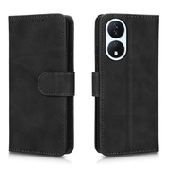 For Honor X7B Case Skin Feel Leather Flip Phone Cover Honor X7B Card Wallet Holder Shell