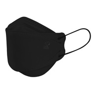 【Snoopy 史努比】 史努比KF94鋼印成人醫療口罩 （香氛貼）-黑色 （30入/盒） （20.8x8cm） _廠商直送