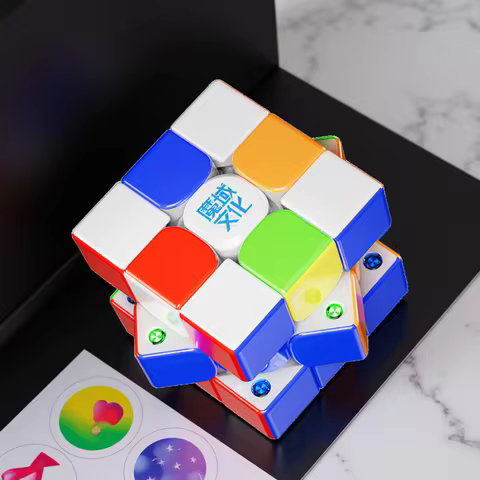 Moyu Weilong WRM V11 20M Maglev Ball-Core UV 3X3 Magnetic Magic Speed Cube Fidget Toys Weilong V11 M