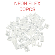 ขายึด คลิปล็อค ราง PVC สำหรับ ไฟสายยาง LED Neon Flex และ LED Strip // ขายึด Neon Flex 2835 ขนาด 6 มิ