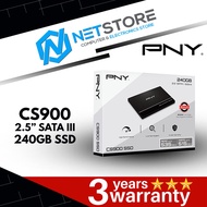 PNY CS900 2.5” SATA III 240 GB SSD -Faster boot up, Reliable storage