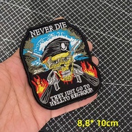 Miếng Dán Thêu EDC Arm Patch Magic Stick Embroidery Cloth Label Rucksack Clothing Decorative Patch T