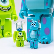 BE@RBRICK Sully and Mike 毛毛三眼仔 400%+100%