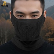 RP5BRD ป้องกันคอ ขี่อุ่น ป้องกันลม ตาข่ายโปร่ง ผ้าคลุมหน้าอุ่น ผ้าพันคอหน้า ผ้าสีพื้น ปั่นจักรยาน กล