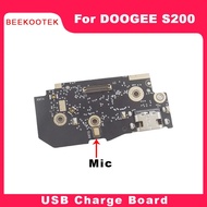 New Original DOOGEE S200 S200 X S200X USB Board Base Dock Charge Charging Port Board With Mic For DO