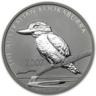 2007 Perth Mint Australia Kookaburra 1 oz .999 Silver Coin BU 1oz